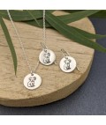 Earrings | Aussie Bush | Koala Disc Earrings | Sterling Silver